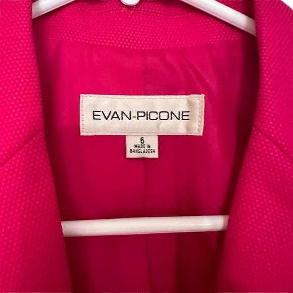 Evan Picone hot pink blazer 6 - Picture 3 of 7